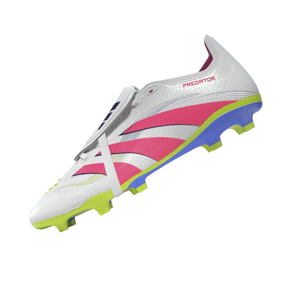 adidas Predator League Fold - Over Tongue Firm/Multi - Ground Boots White/Pink - Best Buy Soccer
