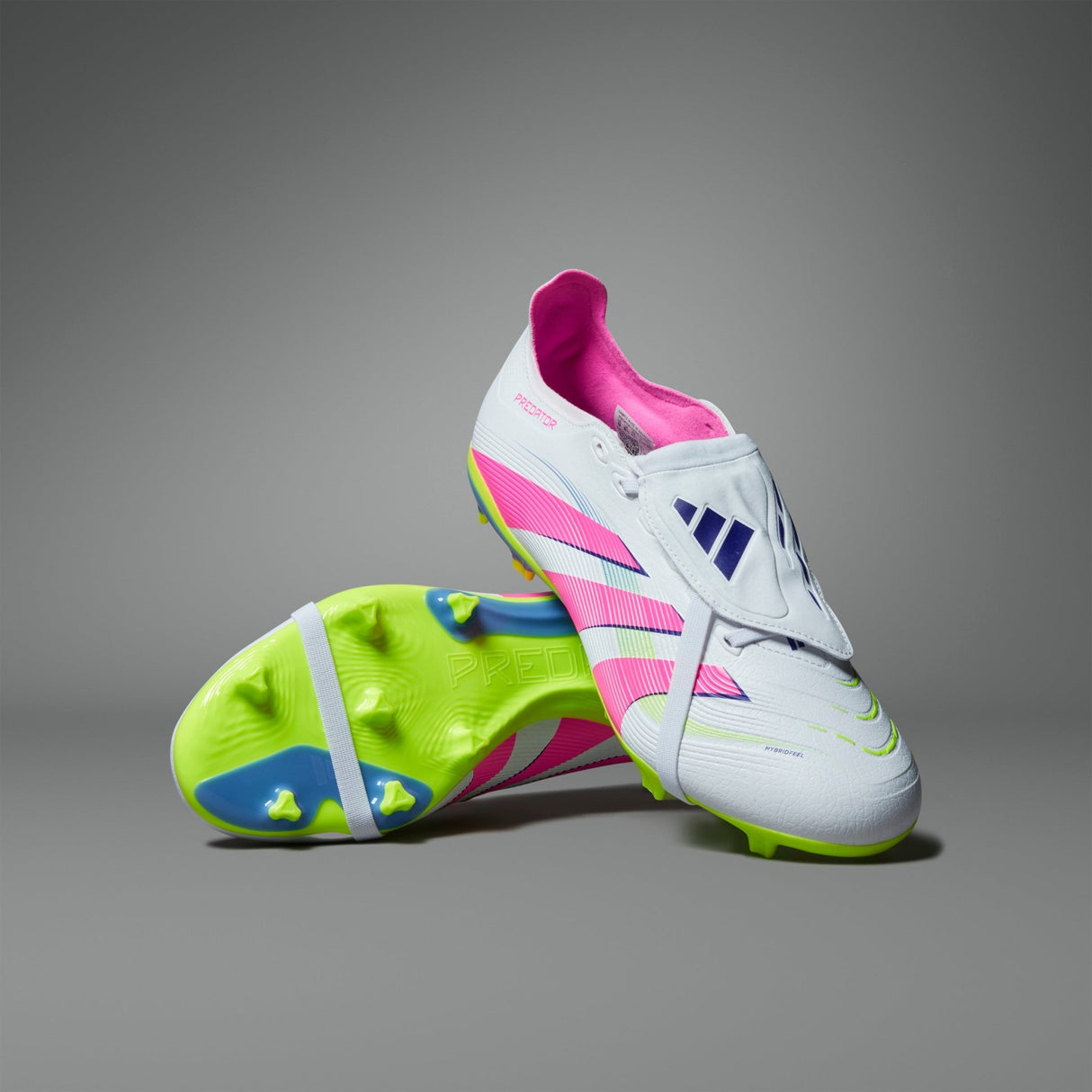 adidas Predator League Fold - Over Tongue Firm/Multi - Ground Boots White/Pink - Best Buy Soccer