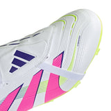 adidas Predator League Fold - Over Tongue Firm/Multi - Ground Boots White/Pink - Best Buy Soccer