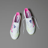 adidas Predator League Fold - Over Tongue Firm/Multi - Ground Boots White/Pink - Best Buy Soccer