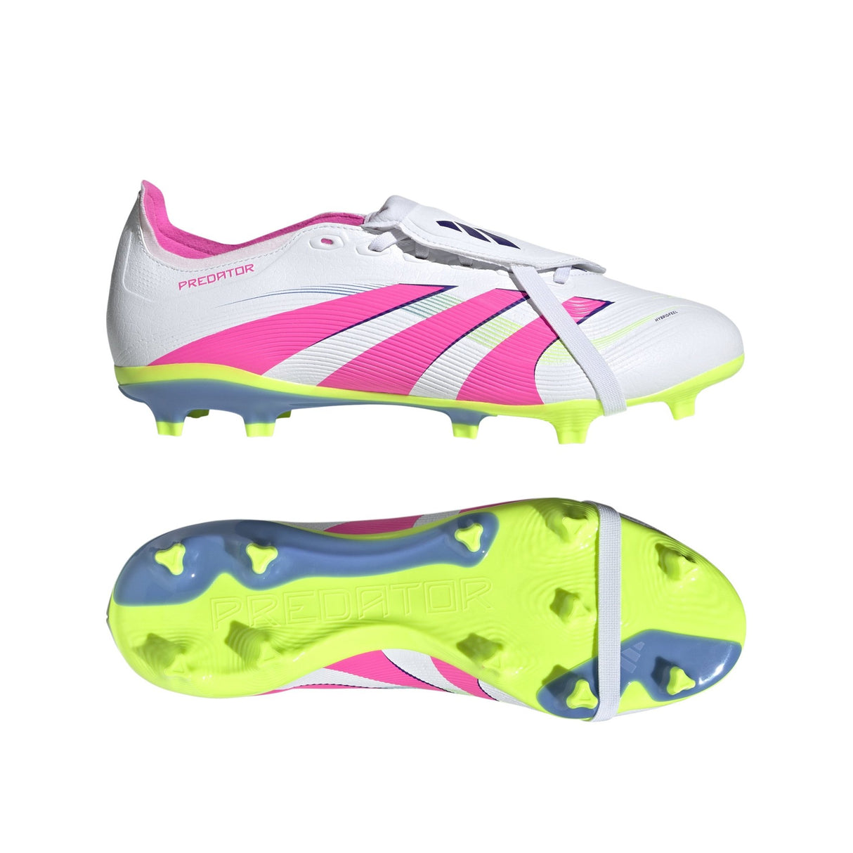 adidas Predator League Fold - Over Tongue Firm/Multi - Ground Boots White/Pink - Best Buy Soccer