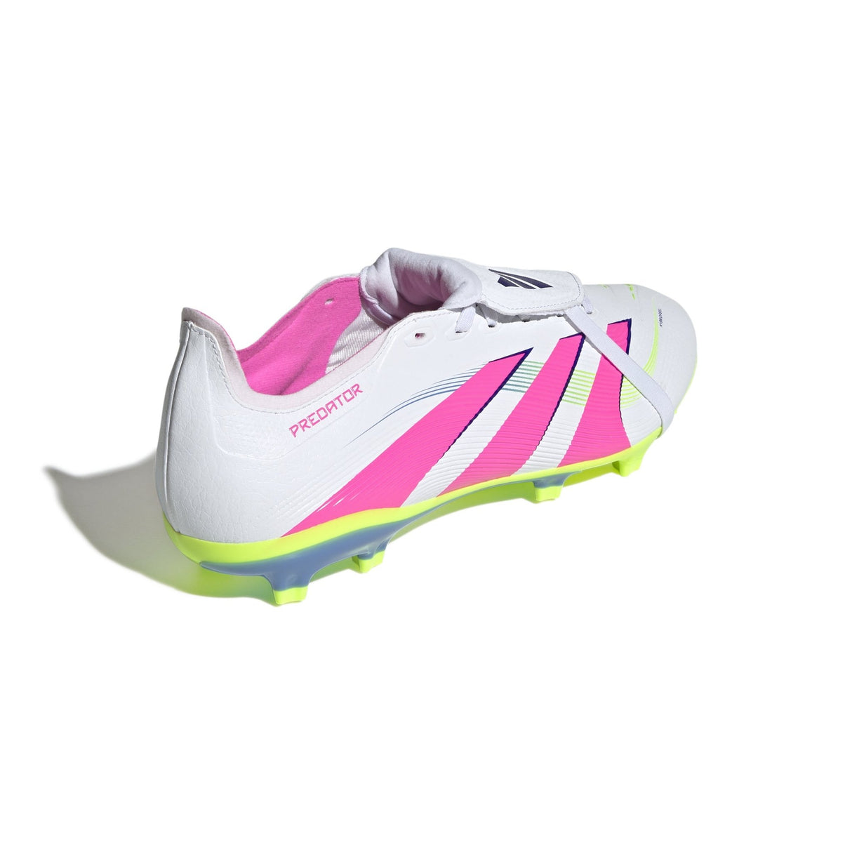adidas Predator League Fold - Over Tongue Firm/Multi - Ground Boots White/Pink - Best Buy Soccer