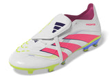 adidas Predator League Fold - Over Tongue Firm/Multi - Ground Boots White/Pink - Best Buy Soccer