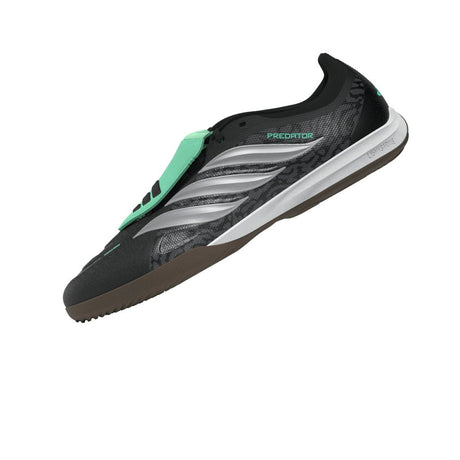 adidas Predator League Fold-Over Tongue IN Indoor Men's Soccer Shoes - Black/Silver/Mint - Best Buy Soccer