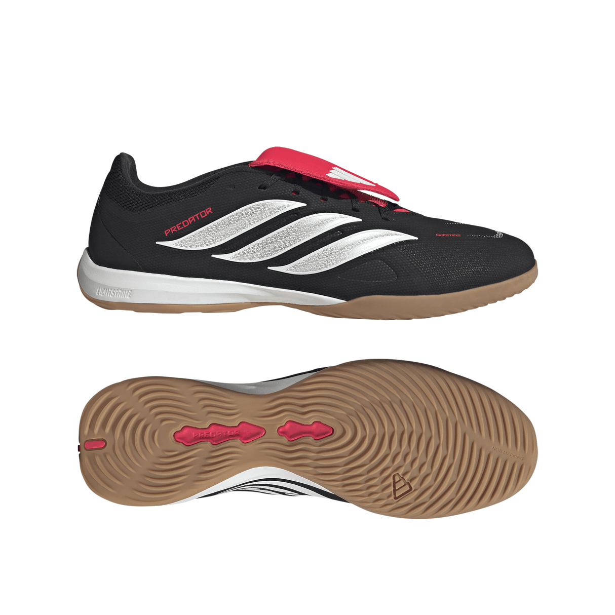 adidas Predator League Fold-Over Tongue IN Indoor Men´s Soccer Shoes - Black/White - Best Buy Soccer