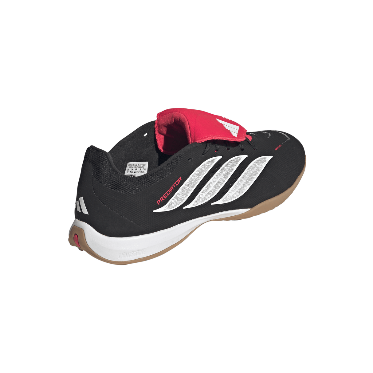 adidas Predator League Fold-Over Tongue IN Indoor Men´s Soccer Shoes - Black/White - Best Buy Soccer