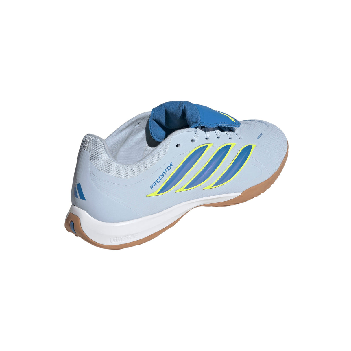 adidas Predator League Fold-Over Tongue IN Indoor Men's Soccer Shoes - Sky/Blue/Yellow - Best Buy Soccer