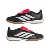 adidas Predator League Fold-Over Tongue IN Indoor Youth Soccer Shoes - Black/White - Best Buy Soccer