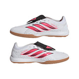 adidas Predator League Fold-Over Tongue Indoor Men's Soccer Shoes - White/Black - Best Buy Soccer