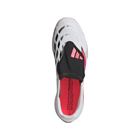 adidas Predator League Fold-Over Tongue Indoor Men's Soccer Shoes - White/Black - Best Buy Soccer