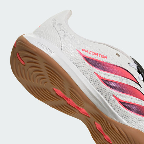 adidas Predator League Fold-Over Tongue Indoor Youth Soccer Shoes - White/Black - Best Buy Soccer