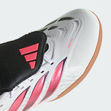 adidas Predator League Fold-Over Tongue Indoor Youth Soccer Shoes - White/Black - Best Buy Soccer