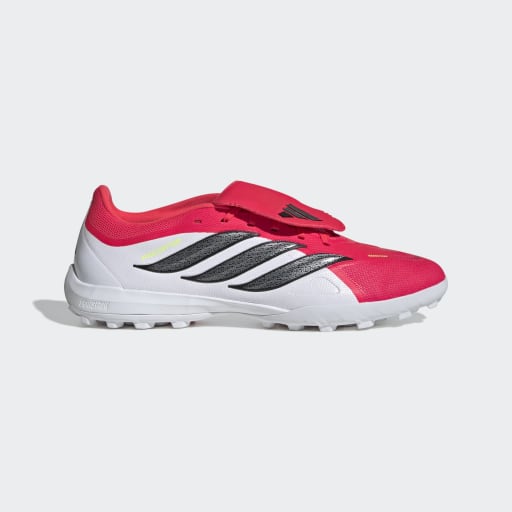 adidas Predator League Fold-Over Tongue TF Turf Men's Soccer Cleats - Red/Black/White - Best Buy Soccer