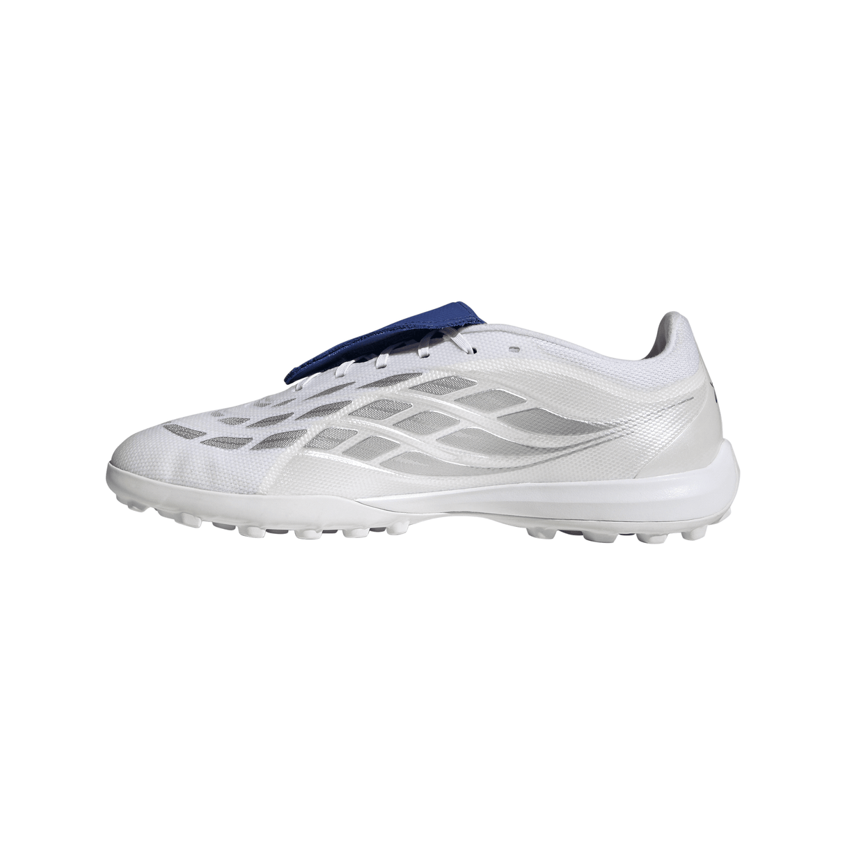 adidas Predator League Fold-Over Tongue TF Turf Men's Soccer Cleats - White/Zero Metallic/Blue - Best Buy Soccer
