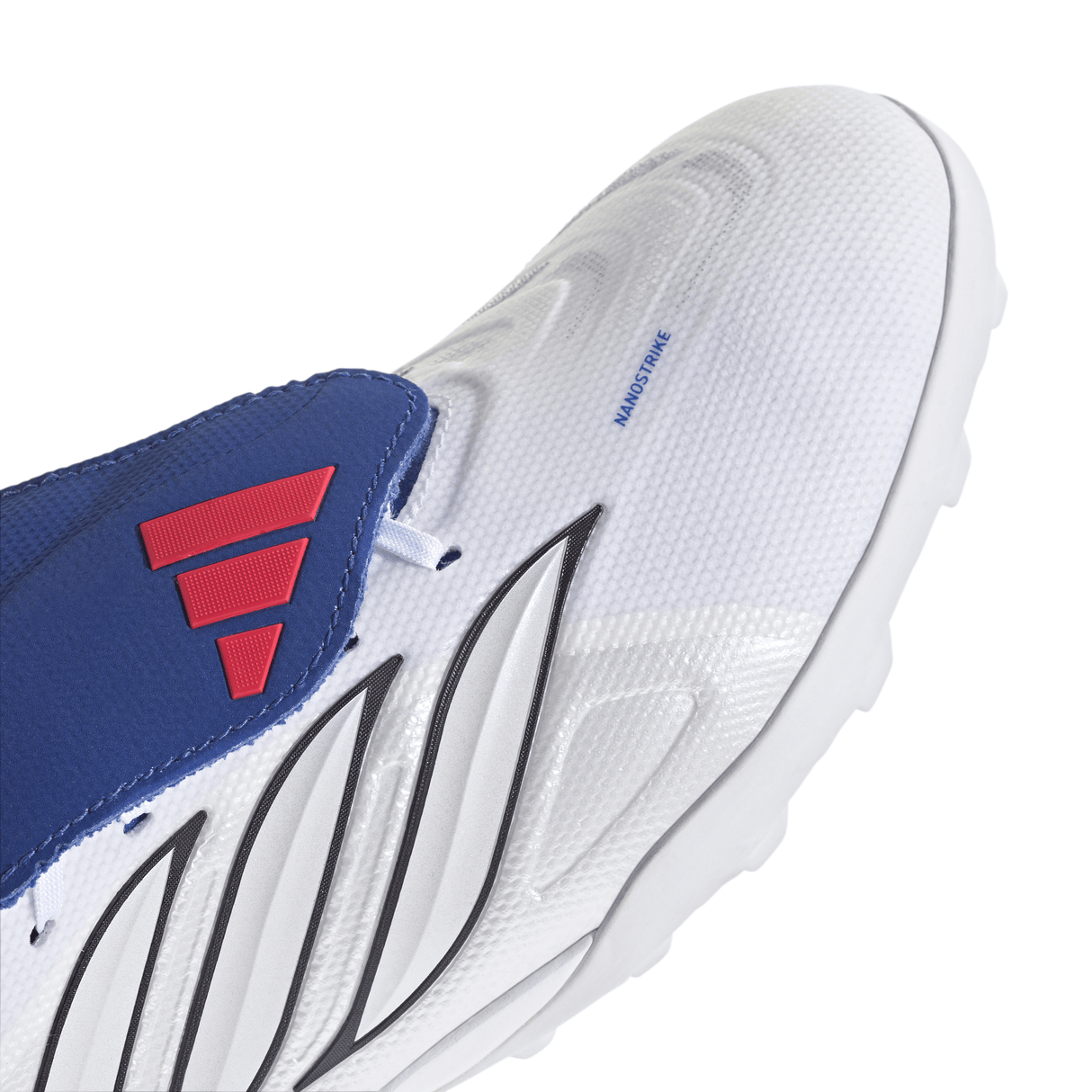 adidas Predator League Fold-Over Tongue TF Turf Men's Soccer Cleats - White/Zero Metallic/Blue - Best Buy Soccer