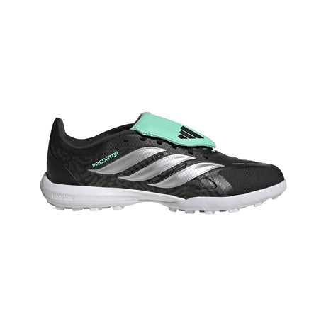 adidas Predator League Fold-Over Tongue TF Turf Youth Soccer Cleats - Black/Silver - Best Buy Soccer