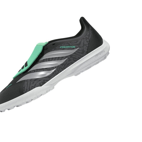 adidas Predator League Fold-Over Tongue TF Turf Youth Soccer Cleats - Black/Silver - Best Buy Soccer