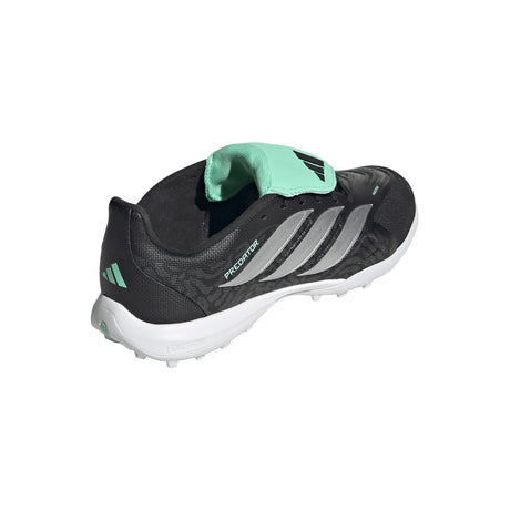 adidas Predator League Fold-Over Tongue TF Turf Youth Soccer Cleats - Black/Silver - Best Buy Soccer