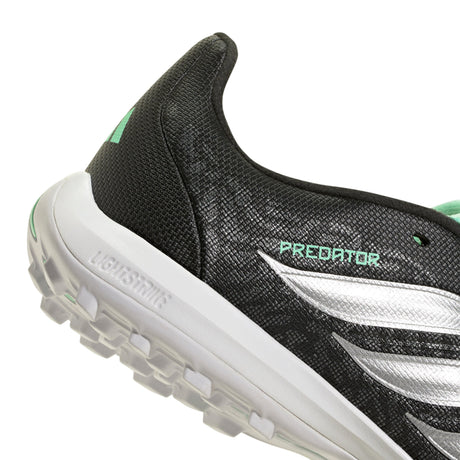 adidas Predator League Fold-Over Tongue TF Turf Youth Soccer Cleats - Black/Silver - Best Buy Soccer