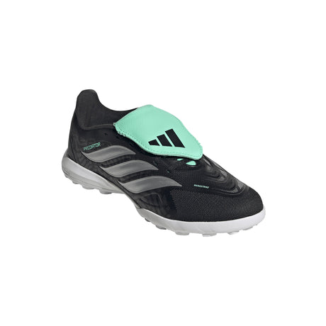 adidas Predator League Fold-Over Tongue TF Turf Youth Soccer Cleats - Black/Silver - Best Buy Soccer