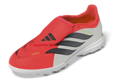 adidas Predator League Fold-Over Tongue TF Turf Youth Soccer Cleats - Red/Black/White - Best Buy Soccer