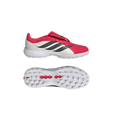 adidas Predator League Fold-Over Tongue TF Turf Youth Soccer Cleats - Red/Black/White - Best Buy Soccer