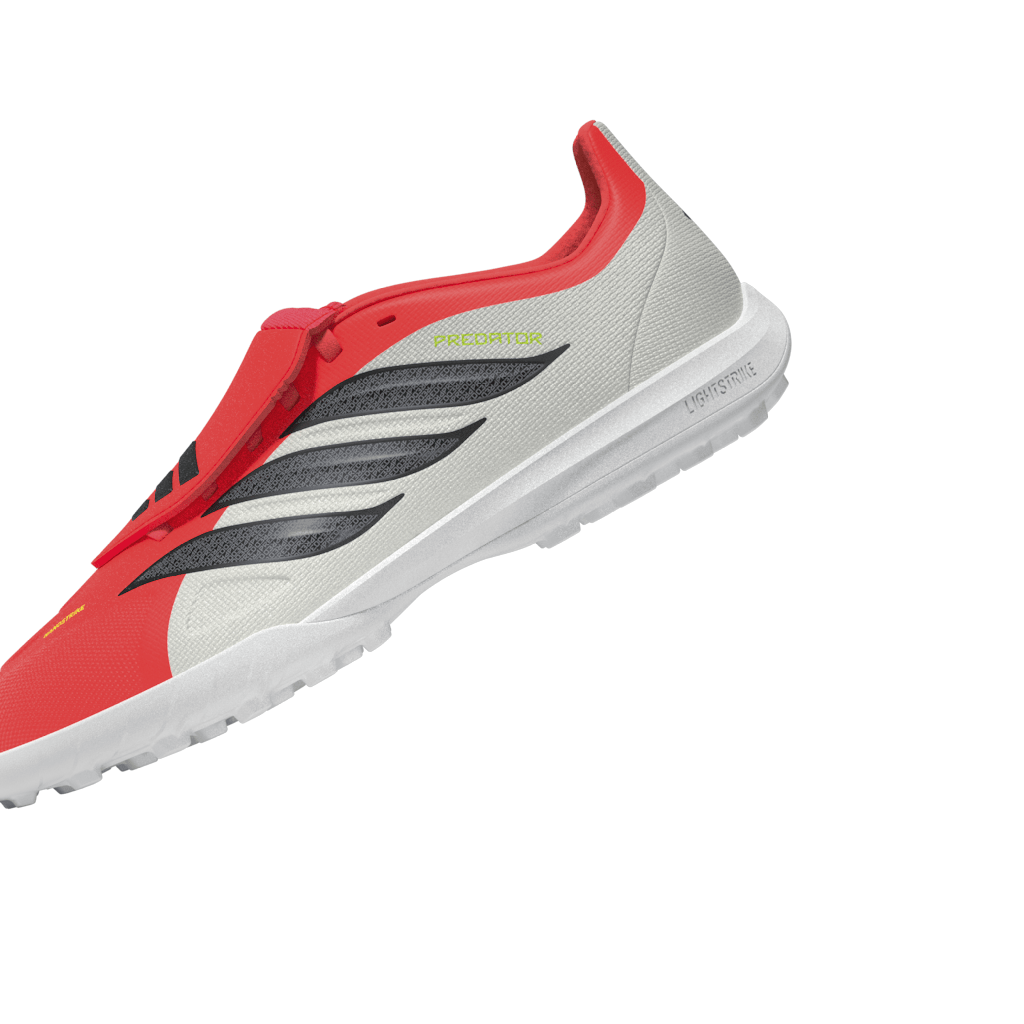 adidas Predator League Fold-Over Tongue TF Turf Youth Soccer Cleats - Red/Black/White - Best Buy Soccer