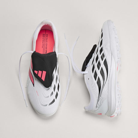 adidas Predator League Fold-Over Tongue Turf Men's Soccer Cleats - White/Black - Best Buy Soccer