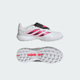 adidas Predator League Fold- Over Tongue Turf Youth Soccer Cleats - White/Black - Best Buy Soccer