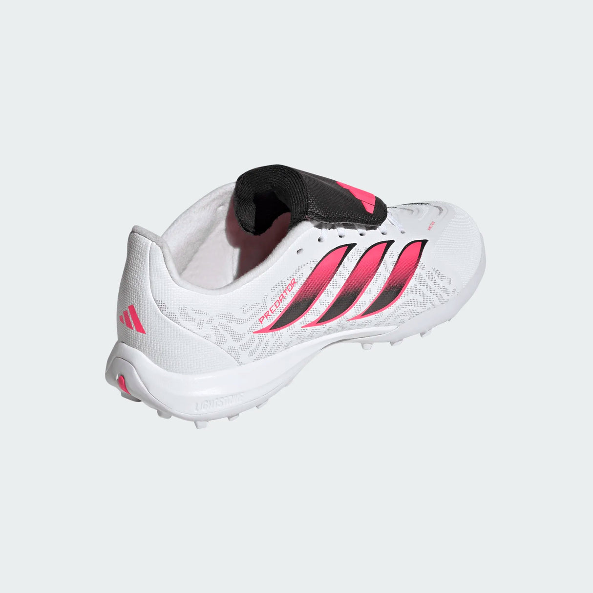 adidas Predator League Fold- Over Tongue Turf Youth Soccer Cleats - White/Black - Best Buy Soccer