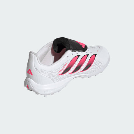 adidas Predator League Fold- Over Tongue Turf Youth Soccer Cleats - White/Black - Best Buy Soccer