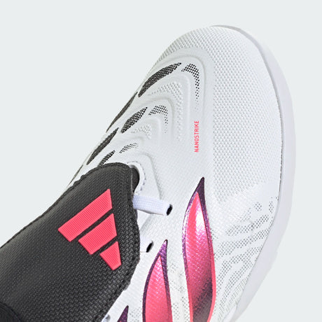 adidas Predator League Fold- Over Tongue Turf Youth Soccer Cleats - White/Black - Best Buy Soccer