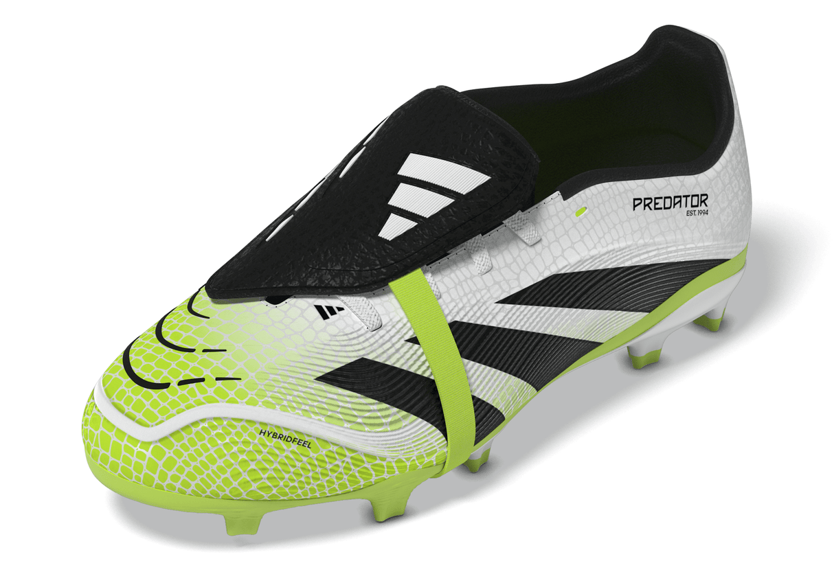 adidas Predator League Fold - Over Tongue Youth Firm/Multi - Ground Soccer Cleats - White/Black - Best Buy Soccer