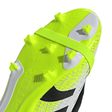 adidas Predator League Fold - Over Tongue Youth Firm/Multi - Ground Soccer Cleats - White/Black - Best Buy Soccer