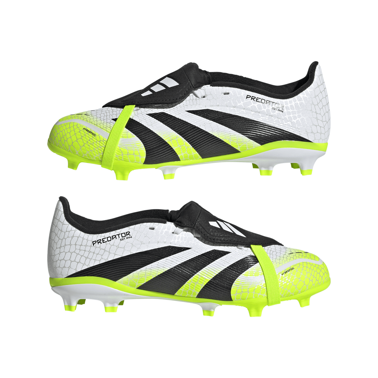 adidas Predator League Fold - Over Tongue Youth Firm/Multi - Ground Soccer Cleats - White/Black - Best Buy Soccer