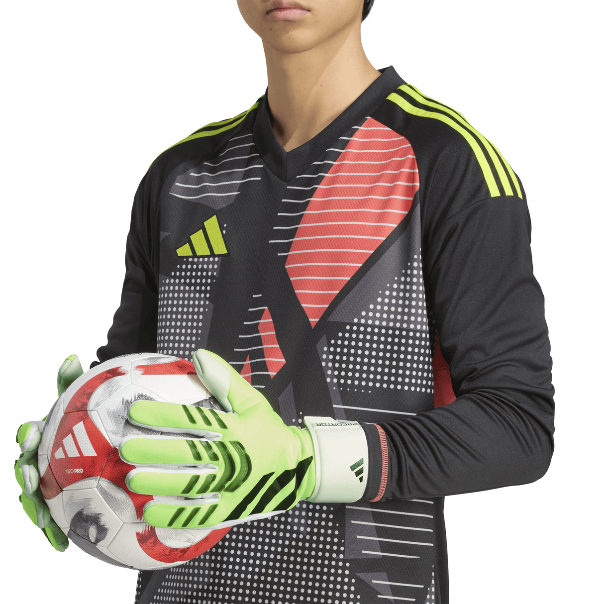adidas Predator League Goalkeeper Gloves Lemon/White/Black - Best Buy Soccer
