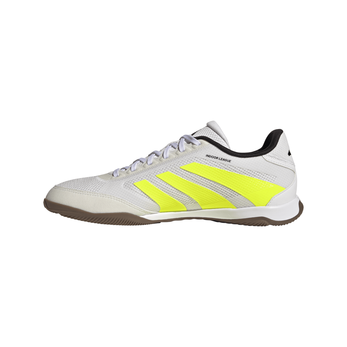 adidas Predator League Indoor Shoes - White/Lemon - Best Buy Soccer