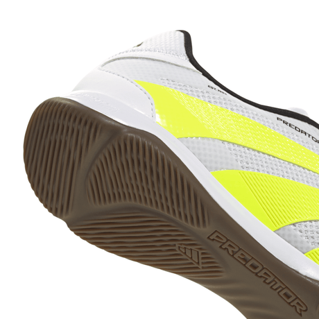 adidas Predator League Indoor Shoes - White/Lemon - Best Buy Soccer