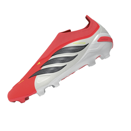 adidas Predator League Laceless FG Firm Ground Youth Soccer Cleats - Red/Black/White - Best Buy Soccer