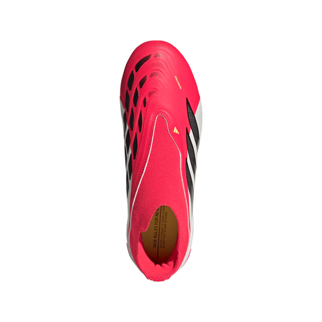 adidas Predator League Laceless FG Firm Ground Youth Soccer Cleats - Red/Black/White - Best Buy Soccer