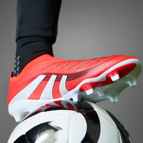 adidas Predator League Laceless FG/MG Firm/Multi - Ground Boots Red - Best Buy Soccer
