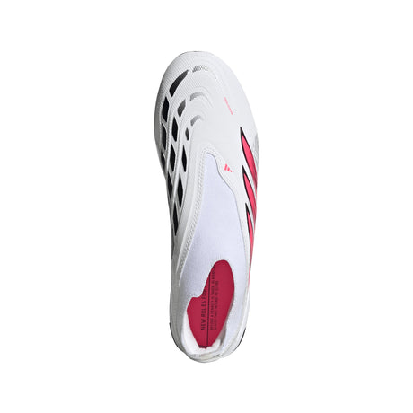 adidas Predator League Laceless Firm Ground Men's Soccer Cleats - White/Black - Best Buy Soccer