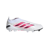 adidas Predator League Laceless Firm Ground Youth Soccer Cleats - White/Black - Best Buy Soccer