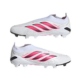adidas Predator League Laceless Firm Ground Youth Soccer Cleats - White/Black - Best Buy Soccer