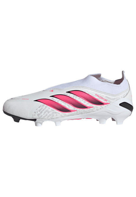 adidas Predator League Laceless Firm Ground Youth Soccer Cleats - White/Black - Best Buy Soccer