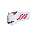adidas Predator League Laceless Firm Ground Youth Soccer Cleats - White/Black - Best Buy Soccer