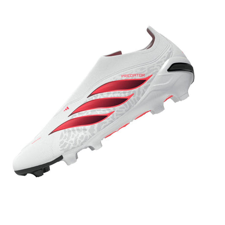 adidas Predator League Laceless Firm Ground Youth Soccer Cleats - White/Black - Best Buy Soccer