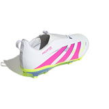 adidas Predator League Laceless Firm/Multi - Ground Boots Junior White/Pink - Best Buy Soccer