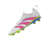 adidas Predator League Laceless Firm/Multi - Ground Boots Junior White/Pink - Best Buy Soccer