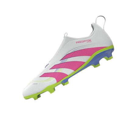 adidas Predator League Laceless Firm/Multi - Ground Boots Junior White/Pink - Best Buy Soccer